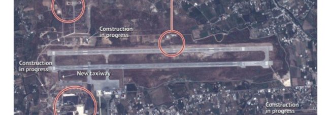 Satellite may show Russian military base in Syria