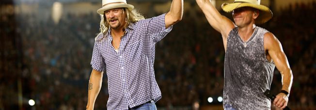 Kenny Chesney Surprises Detroit Fans With Special Guest Kid Rock (Watch)