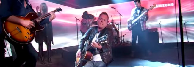 Watch Kiefer Sutherland Get Down During a Performance of “Can’t Stay Away” on “Jimmy Kimmel Live”