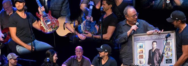 Photo Gallery: Luke Bryan Celebrates 7 No. 1 Hits By Performing With the Songwriters Who Penned Them