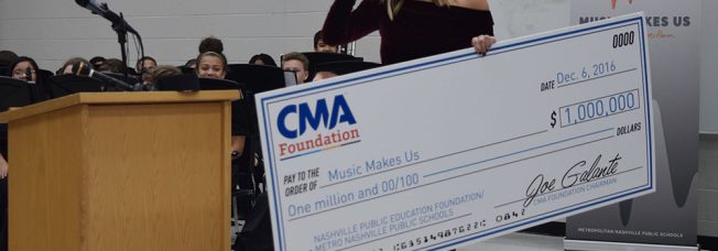 Kelsea Ballerini Helps Present $1 Million to Metro Nashville Public Schools