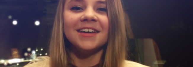 Watch 13-Year-Old Tegan Marie Get Into the Holiday Spirit With Her Own Version of “O, Holy Night”