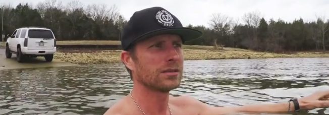 Watch Dierks Bentley Take His Annual Lake Jump in 36-Degree Water