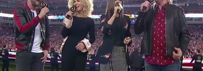 Watch Little Big Town Perform the National Anthem Before College Football Championship Game