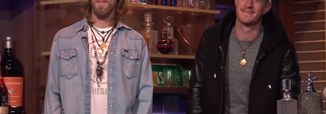 Florida Georgia Line’s Brian Kelley and Tyler Hubbard Play Bartenders on Late Night TV Show